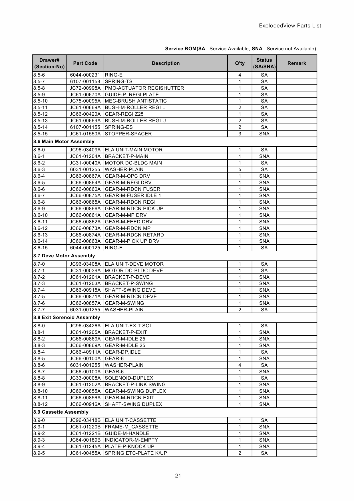 Samsung Laser-Printer ML-3561ND Parts Manual-6